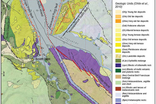 Geologic Map Gravelly Valley