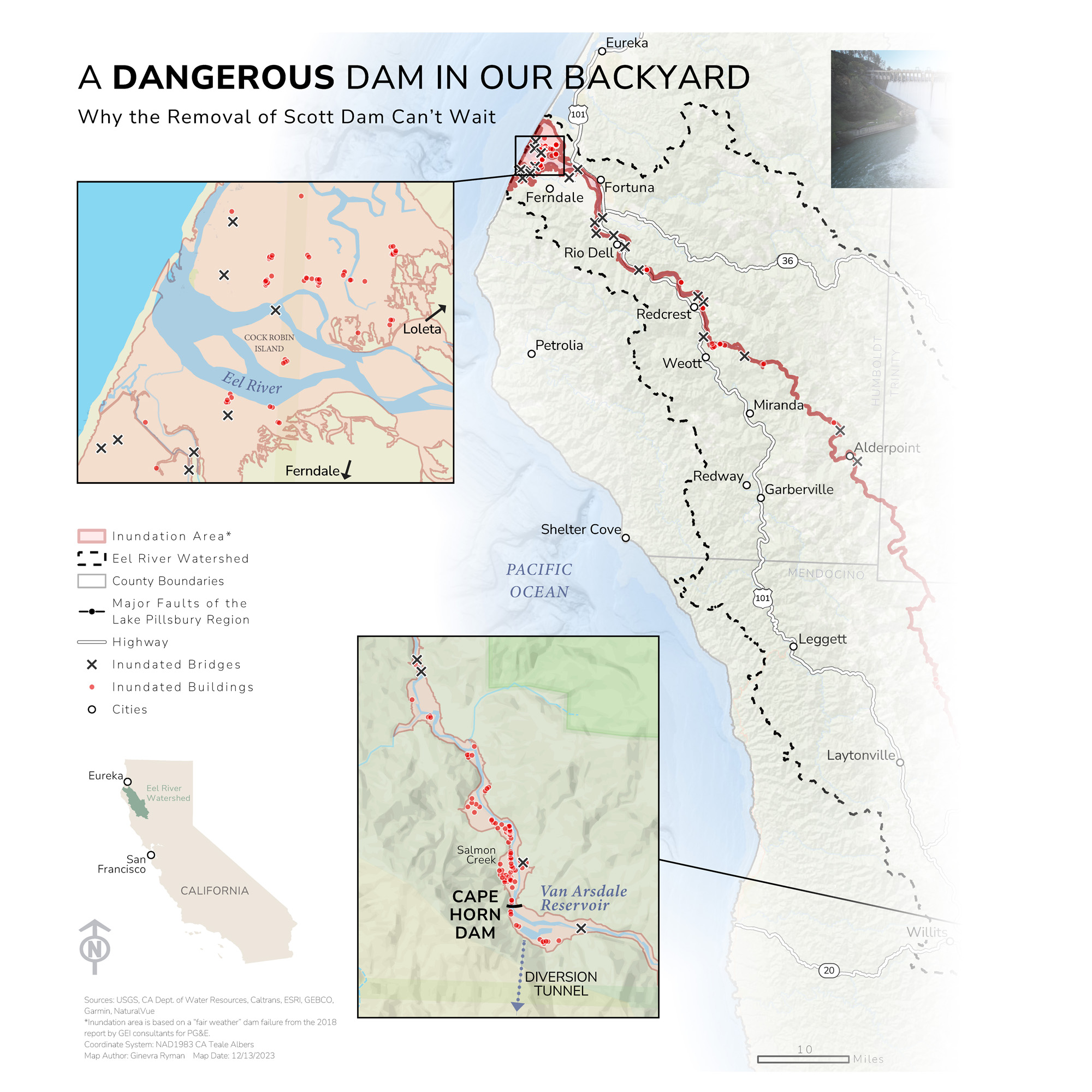 Scott Dam is a dangerous dam in our backyard.